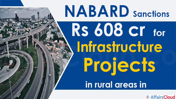 NABARD sanctions Rs 608 crore for infrastructure projects