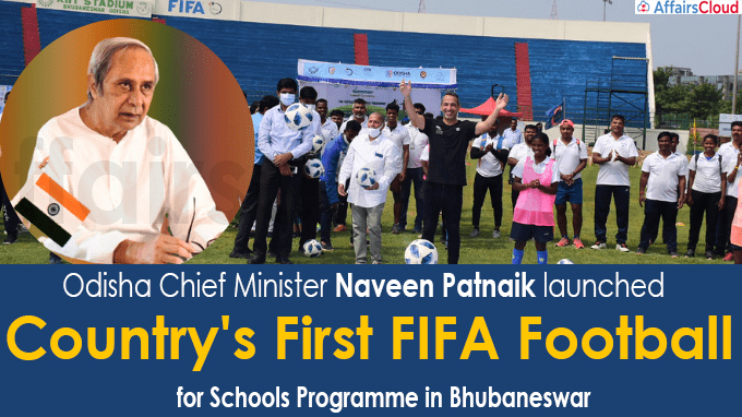 Naveen Patnaik launches country's first FIFA Football for Schools Programme in Bhubaneswar