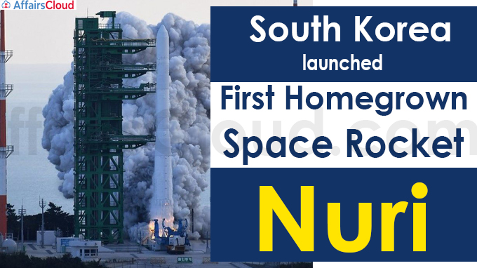South Korea launches first homegrown space rocket Nuri (1)