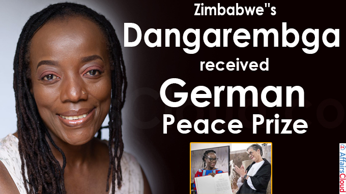 Zimbabwe''s Dangarembga receives German peace prize