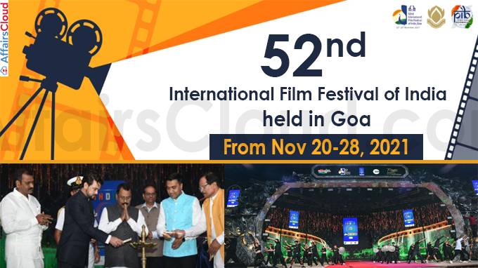 52nd International Film Festival of India held in Go