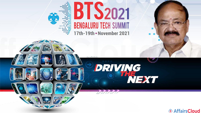 A three day Bengaluru Tech Summit 2021 held