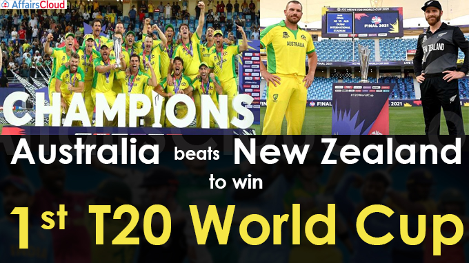 Australia beats New Zealand to win first T20 World Cup