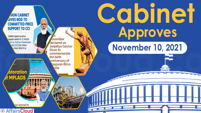 Cabinet Approval on November 10, 2021