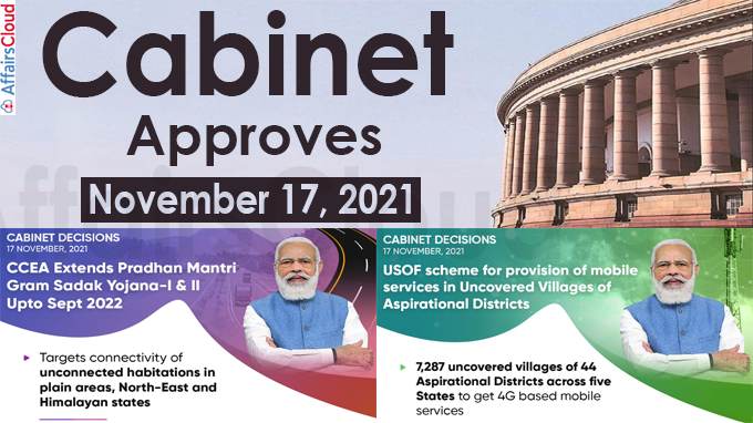 Cabinet approval on November 17, 2021