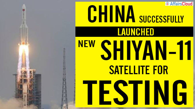 China successfully launches new satellite for testing.1