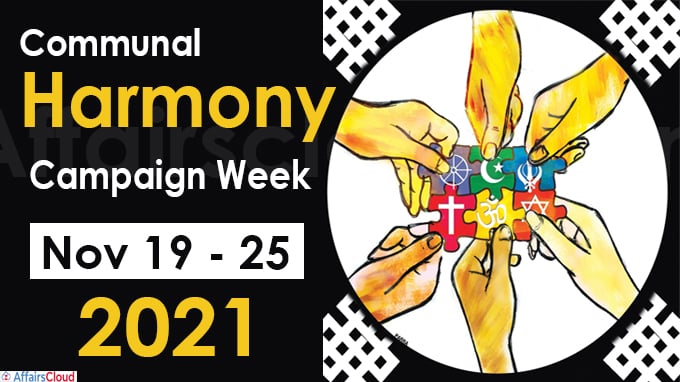 Communal Harmony Campaign Week 2021