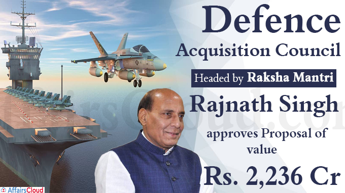 Defence Acquisition Council headed by Raksha Mantri Shri Rajnath Singh
