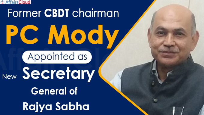 Former CBDT chairman PC Mody appointed