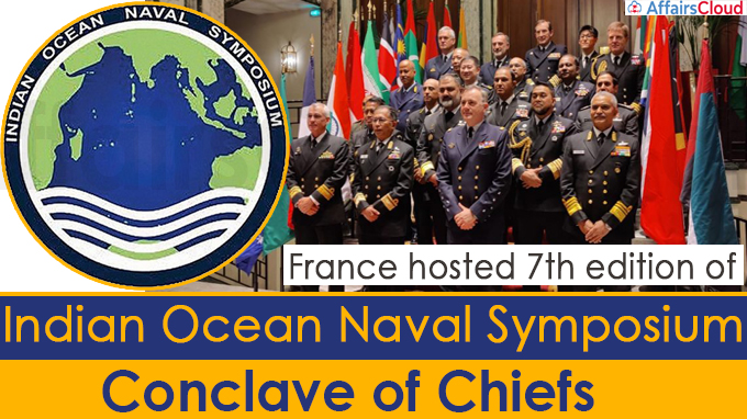 France hosted 7th edition of Indian Ocean Naval Symposium