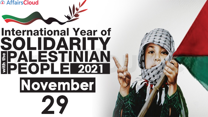 International Day of Solidarity with the Palestinian People new