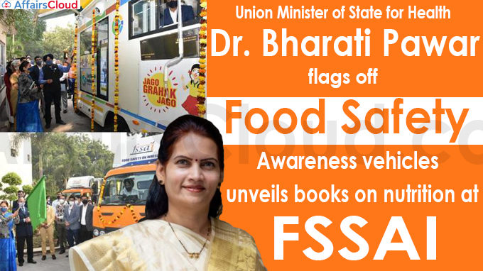 MoS Health Dr. Bharati Pawar flags off Food Safety Awareness vehicles