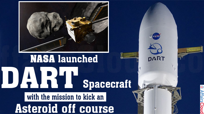 NASA launches DART spacecraft