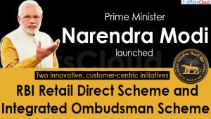 RBI Retail Direct Scheme and Integrated Ombudsman Scheme