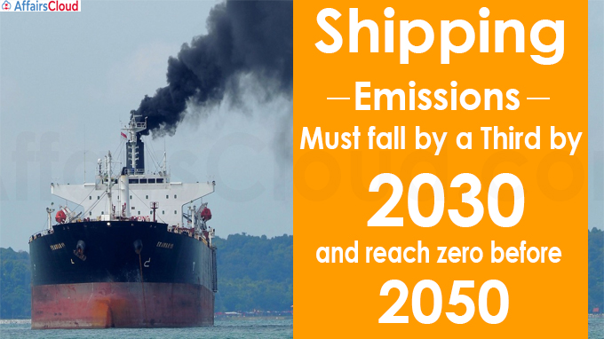 Shipping emissions must fall by a third by 2030