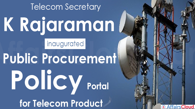 Telecom secretary Inaugurates Public Procurement Policy