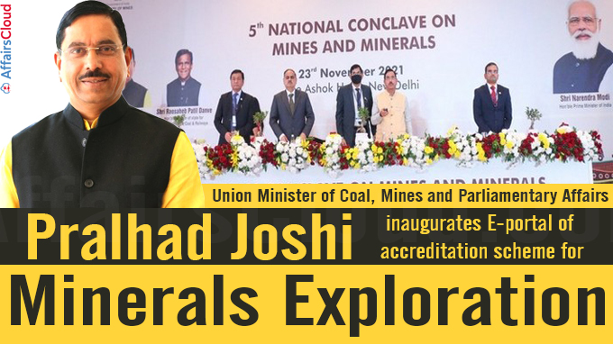 Union Minister Pralhad Joshi inaugurates E-portal of accreditation scheme