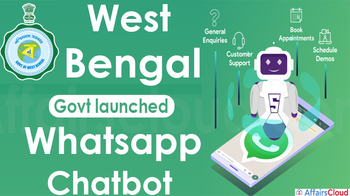 West Bengal Govt launches Whatsapp chatbot