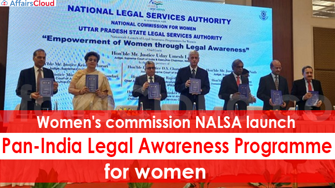 Women's commission, NALSA launch pan-India legal awareness programme