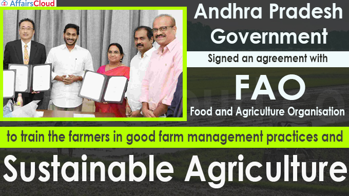 Andhra Pradesh, FAO pact for sustainable agriculture