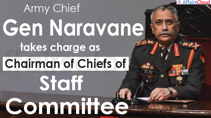 Army Chief Gen Naravane takes charge as chairman