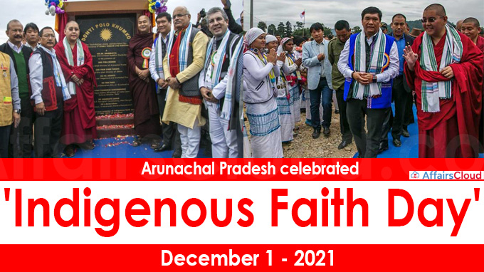 Arunachal observed Indigenous Faith Day 2021