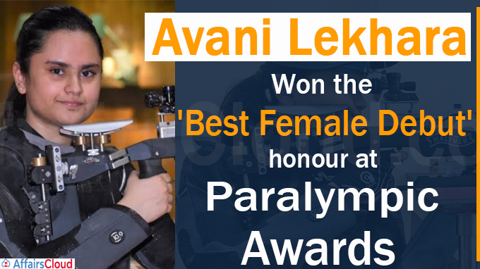 Avani Lekhara bags 'Best Female Debut'