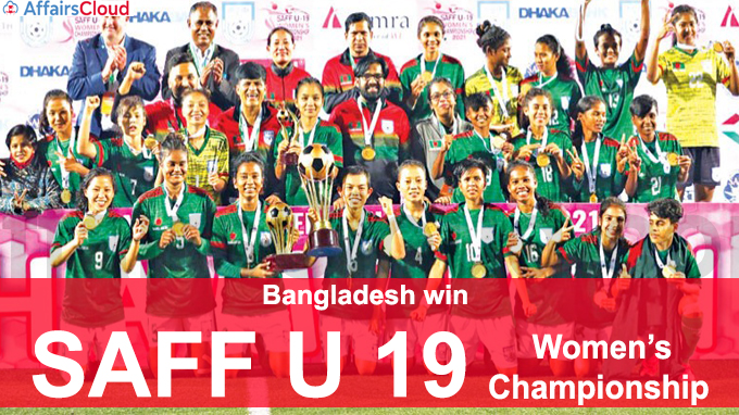 Bangladesh win SAFF U 19 Women’s Championship