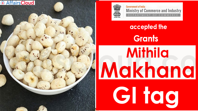 Centre accepts plea, grants Mithila Makhana GI tag