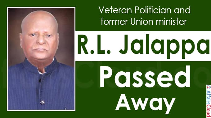 Former Union Minister R.L. Jalappa passes away