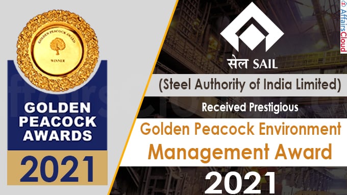 Golden Peacock Environment Management Award 2021