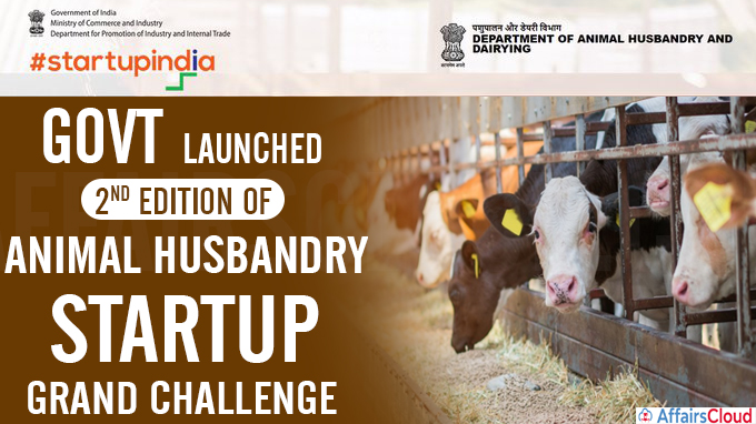 Govt launches 2nd edition of Animal Husbandry Startup Grand Challenge