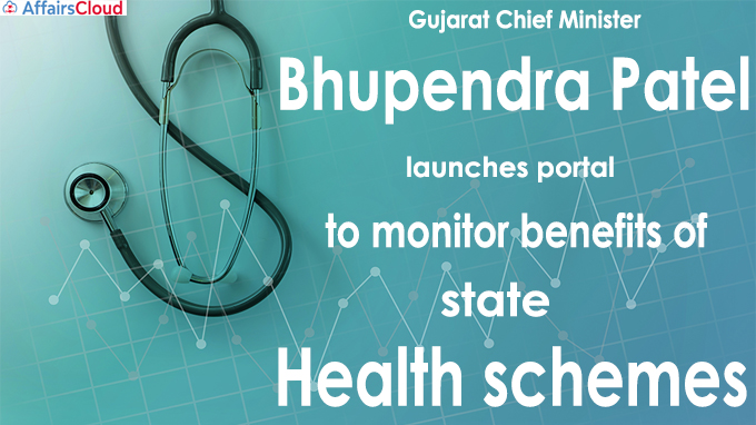 Gujarat CM launches portal to monitor benefits of state health schemes