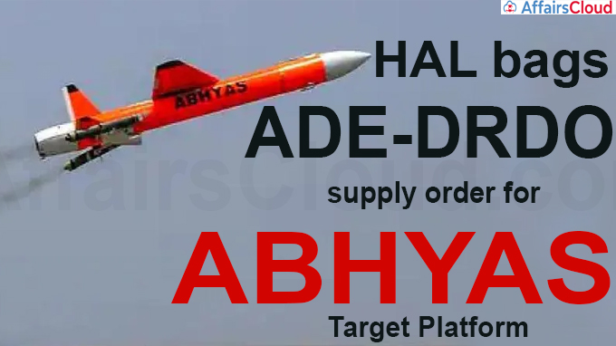 HAL bags ADE-DRDO supply order for ABHYAS target platform