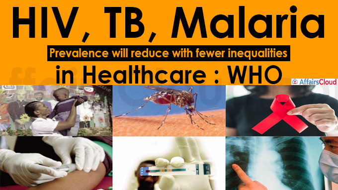 HIV, TB, malaria prevalence will reduce with fewer inequalities in healthcare