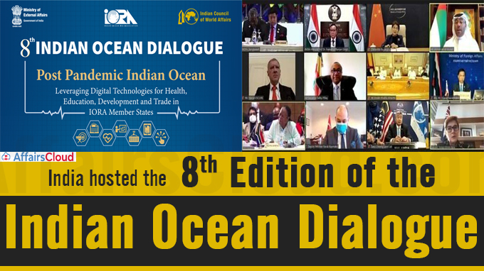 India hosted the 8th Edition of the Indian Ocean Dialogue