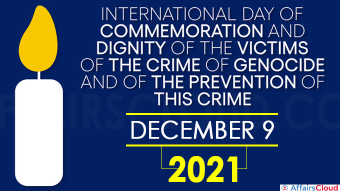 International Day of Commemoration and Dignity of the Victims of the Crime of Genocide and of the Prevention of this Crime 2021