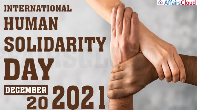 International Human Solidarity Day 2021