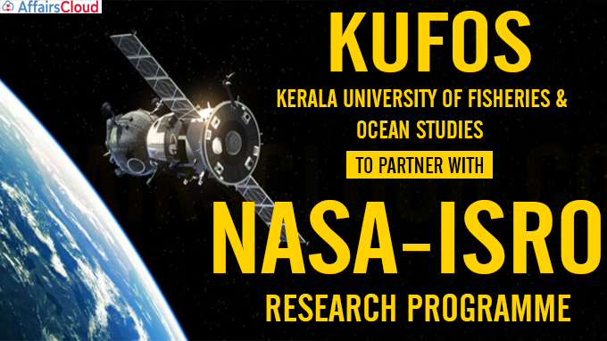 Kerala's Kufos to partner with NASA-ISRO research programme