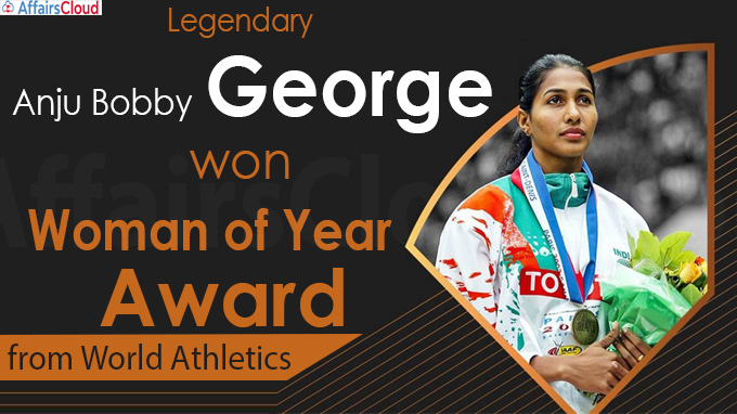 Legendary Anju Bobby George wins Woman of Year Award