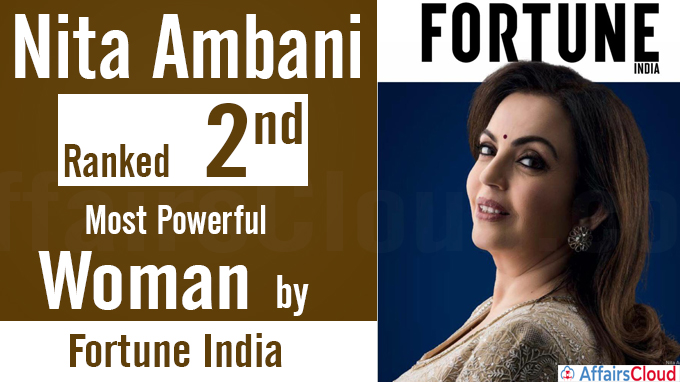 Nita Ambani ranked 2nd most powerful woman by Fortune India (1)