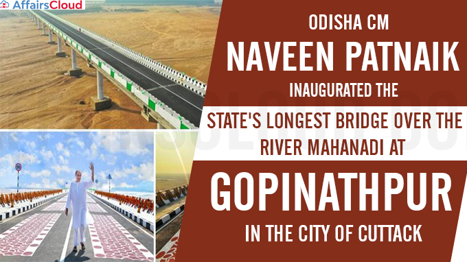 Odisha's longest bridge over Mahanadi inaugurated