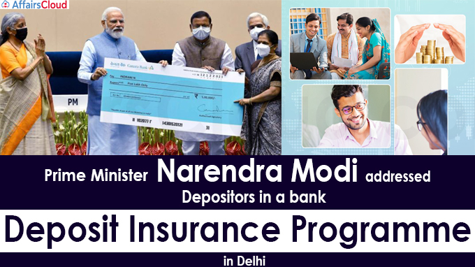 PM addresses depositors in a bank deposit insurance programme