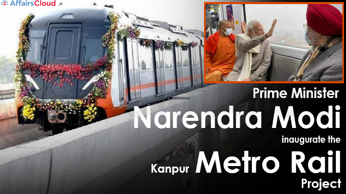 PM inaugurates Kanpur Metro Rail Project