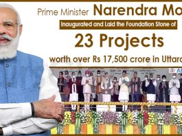 Prime Minister Narendra Modi on Thursday inaugurated and laid the foundation stone of 23 projects