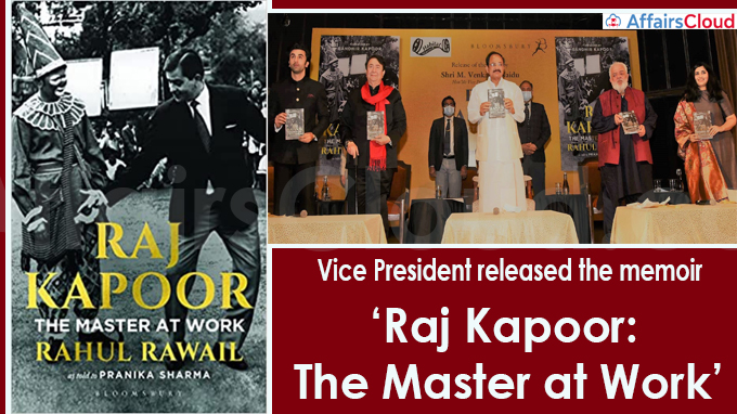 Vice President releases the memoir ‘Raj Kapoor The Master at Work’