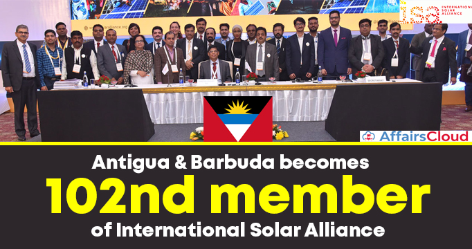 Antigua-&-Barbuda-becomes-102nd-member-of-International-Solar-Alliance
