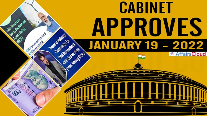 Cabinet approval on January 19, 2022