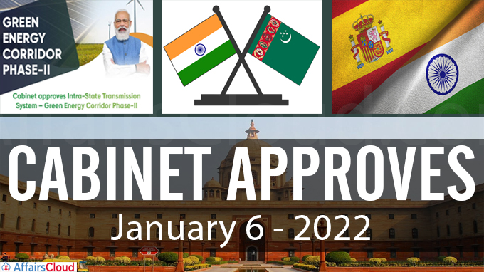 Cabinet approval on January 6, 2022