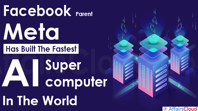 Facebook Parent Meta Has Built The Fastest AI Supercomputer